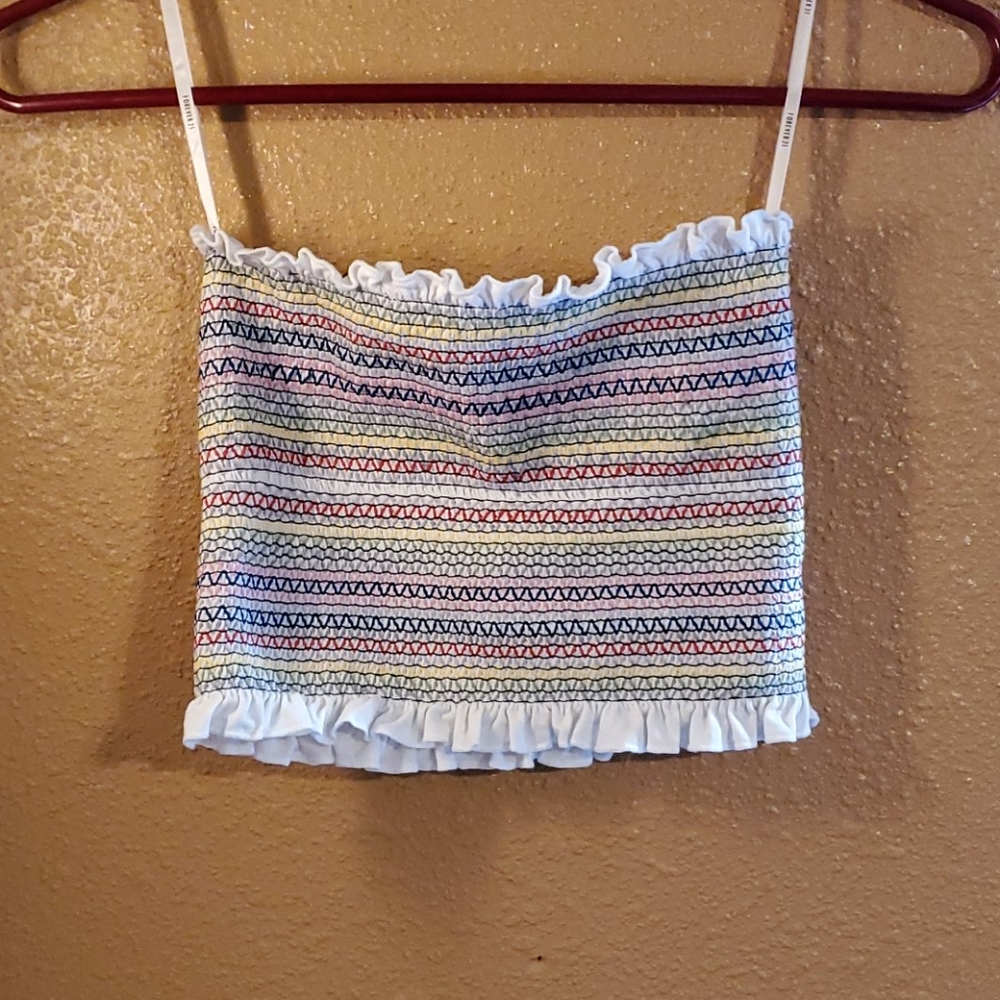 Strapless top